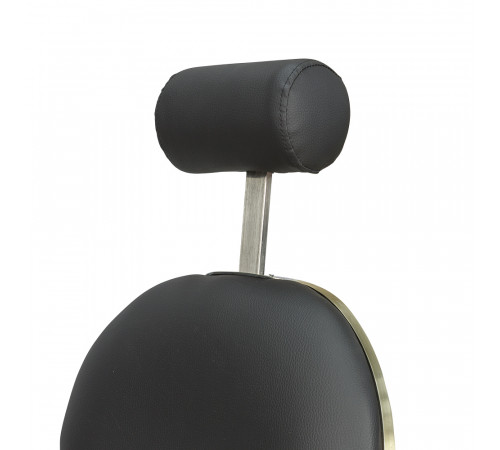 Кресло мужское барбер Ричард полированный каркас медного цвета