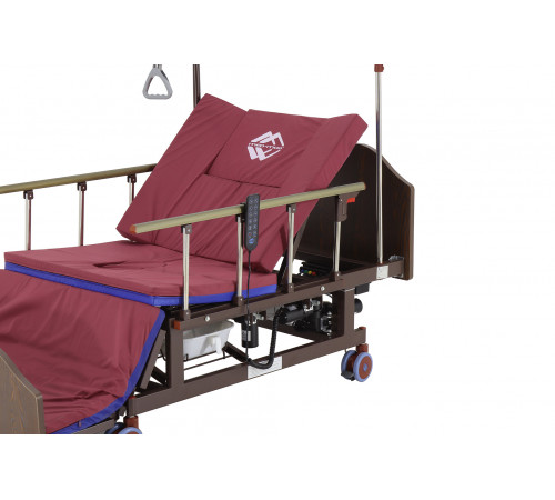 Кровать электрическая DB-11А (МЕ-5228Н-10) ЛДСП Венге с боковым переворачиванием, туалетным устройством и функцией «кардиокресло»