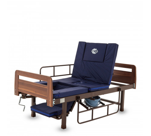 Кровать механическая Е-49 (ММ-2620Н-03/05) ЛДСП с туалетным устройством и функцией «кардиокресло»