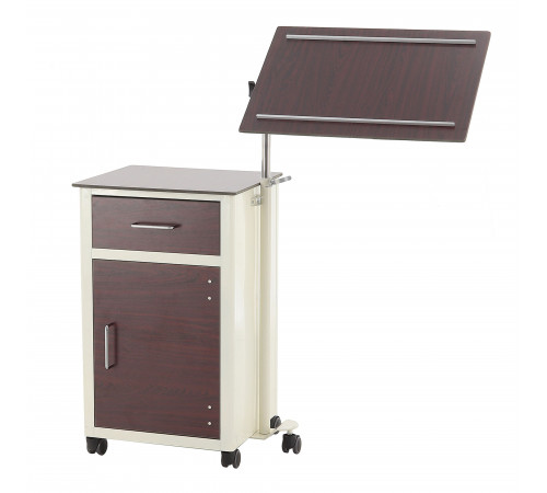 Тумба прикроватная с поворотной столешницей из HPL пластика ПТ-001