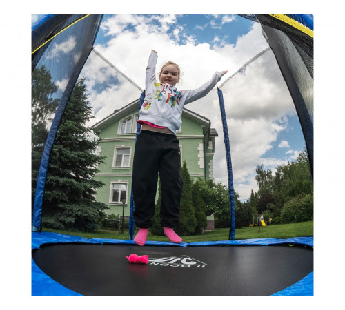 Батут DFC Trampoline Fitness с сеткой 14ft