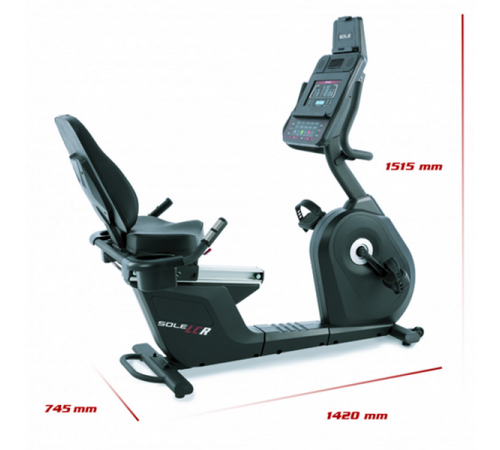 Горизонтальный велотренажер Sole LCR 2019