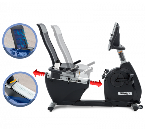 Велотренажер SPIRIT XBR25