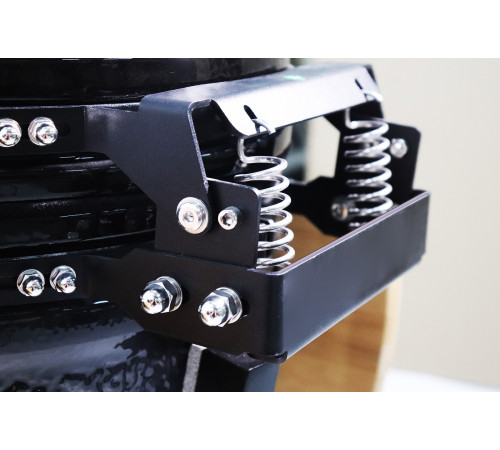 Керамический гриль-барбекю 16 дюймов (черный) (39,8 см)