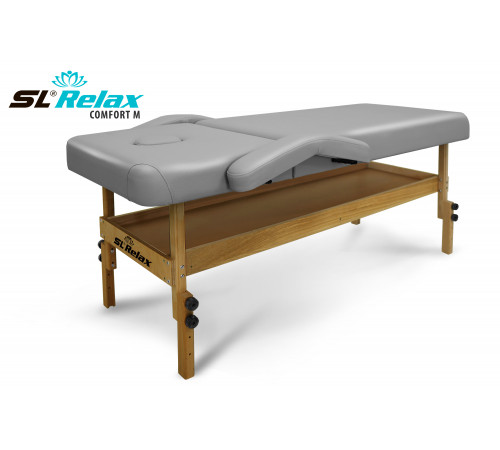 Массажный стол Relax Comfort-М серая кожа (№6)