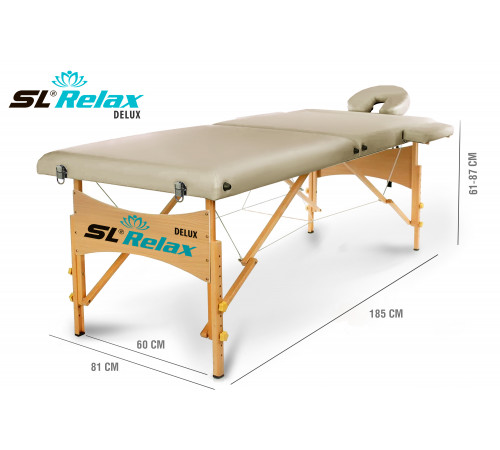 Массажный стол Delux Бежевый
