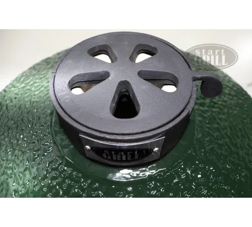 Керамический гриль-барбекю 22 дюйма (зеленый) (56 см)