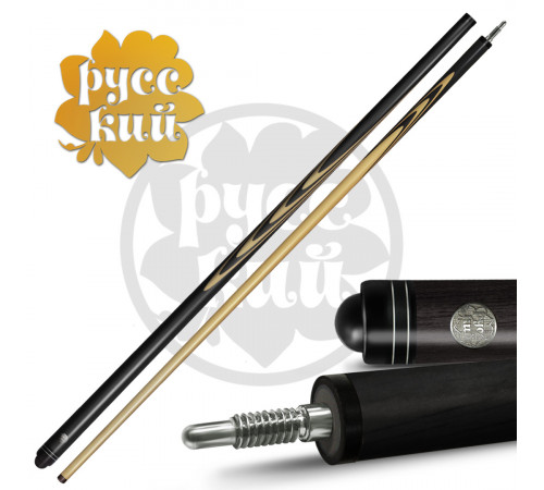 10-1-ПУЛ Кий "Классик 17-запильный" 2 РС, черн.граб/граб(РК)