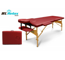 Массажный стол Delux Красный