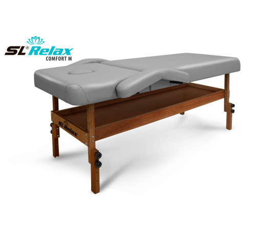 Массажный стол Relax Comfort-М серая кожа (№6)